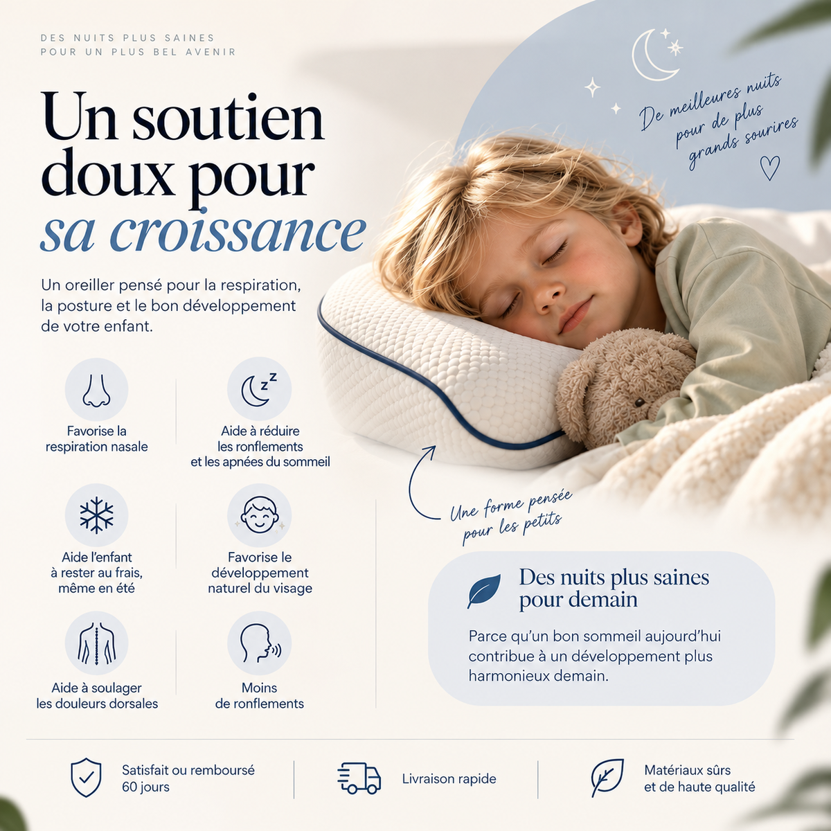 Oreiller Postural Pour Enfant